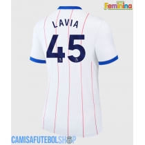Camisa de time de futebol Chelsea Romeo Lavia #45 Replicas 3º Equipamento Feminina 2026-27 Manga Curta